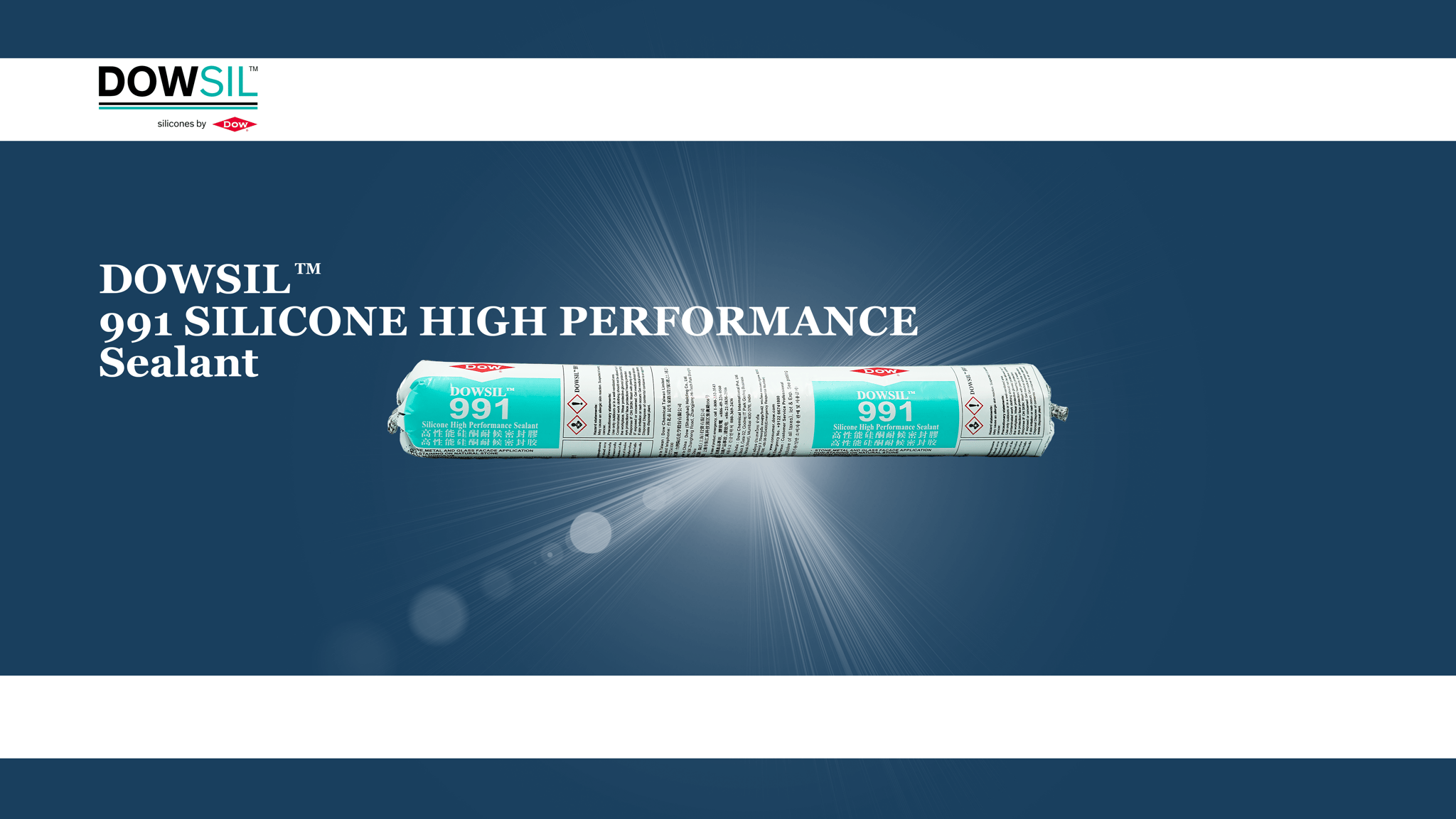 DOWSIL™ 991: “Tidak Ada Permainan. Hanya Performa. Temui DOWSIL™ 991 Sealant!”
